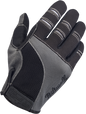 BILTWELL Moto Gloves - Gray/Black - Medium 1501-1101-003
