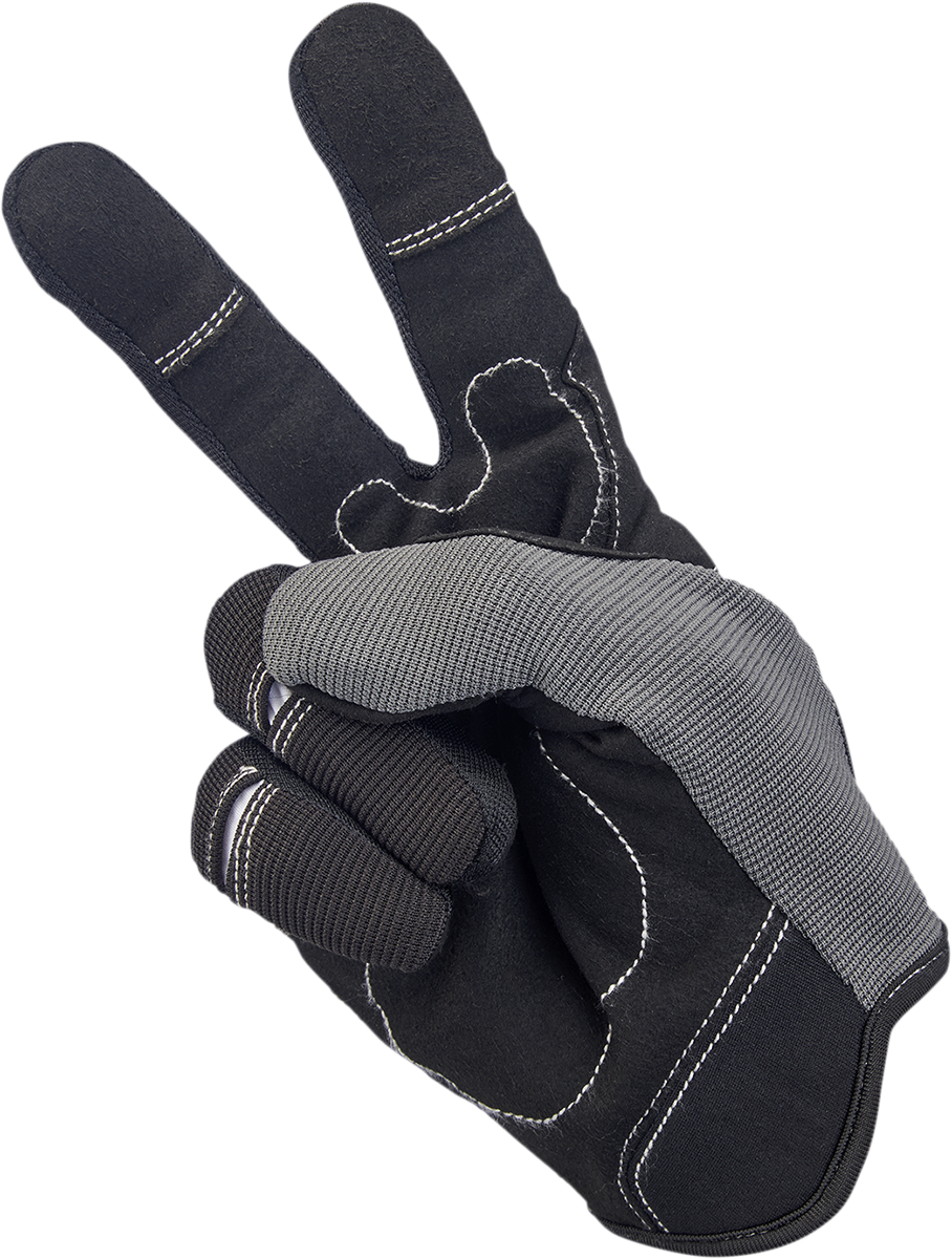 BILTWELL Moto Gloves - Gray/Black - XS 1501-1101-001