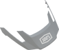 100% Altec Visor - Gray - S-XL 89025-00006