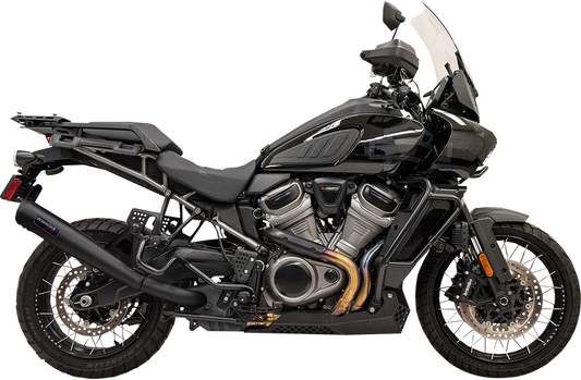 BASSANI XHAUST 4" Stainless Steel Slip-On Exhaust - Black 1P187SSB