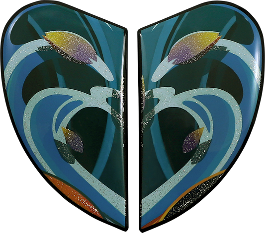 ICON Airframe Pro™ Side Plates - Koi - Blue 0133-1355