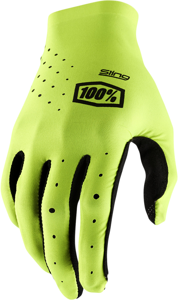 100% Sling MX Gloves - Fluorescent Yellow - 2XL 10023-00009