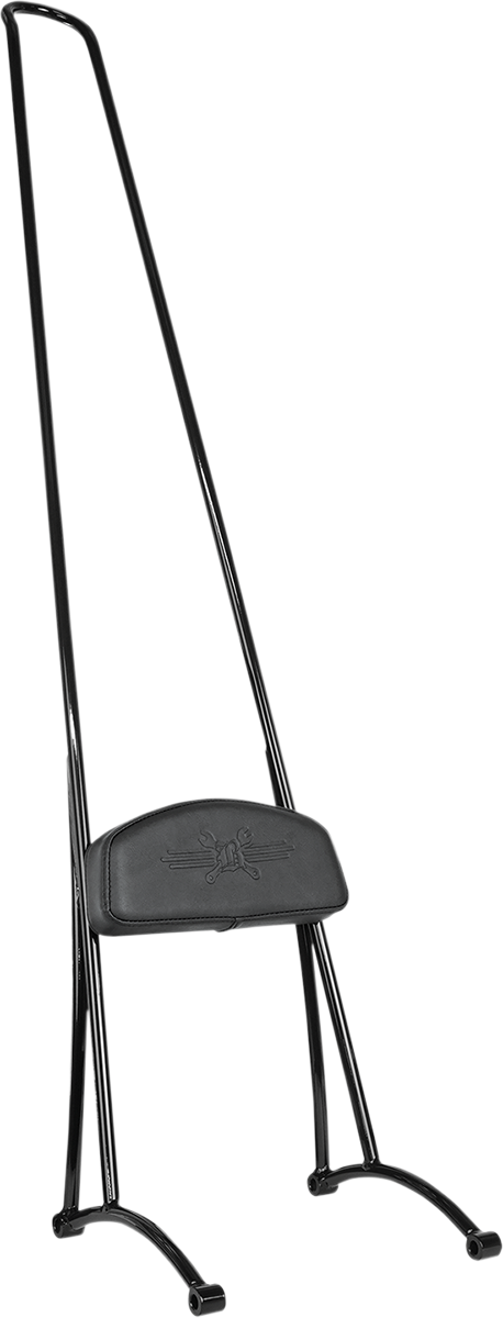 BURLY BRAND 40" Stupid Tall Sissy Bar - Black - HD Sportster '94-'03 B13-1508B