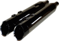 KHROME WERKS 4-1/2" HP-Plus® Slip-On Mufflers - Eclipse® with Edge Tip 201675