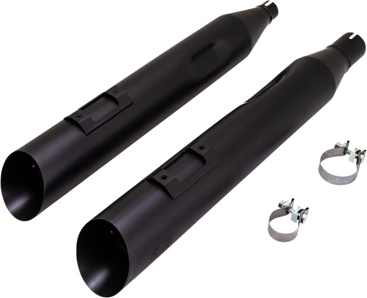 VANCE & HINES Blackslash 450 Slip-On Mufflers - Black - FL 46764