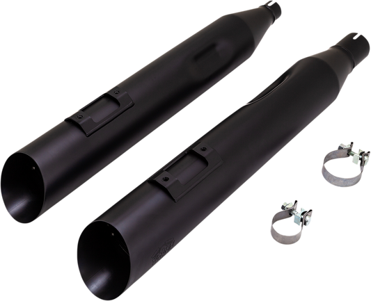 VANCE & HINES Blackslash 450 Slip-On Mufflers - Black - FL 46764