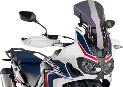 PUIG HI-TECH PARTS Touring Windscreen - Dark Smoke - Africa 3714F