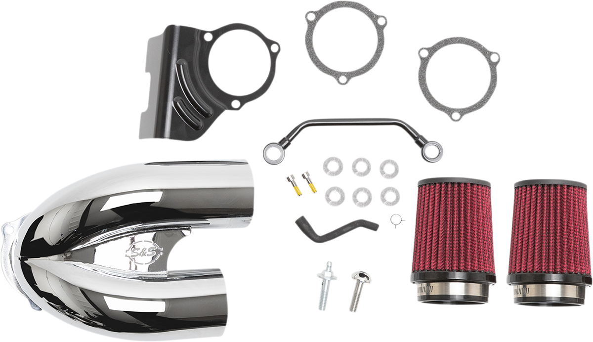 S&S CYCLE Tuned Induction Air Cleaner Kit - Chrome 170-0636A