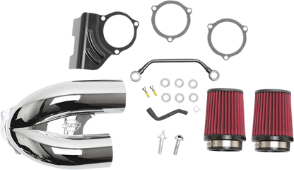 S&S CYCLE Tuned Induction Air Cleaner Kit - Chrome 170-0636A