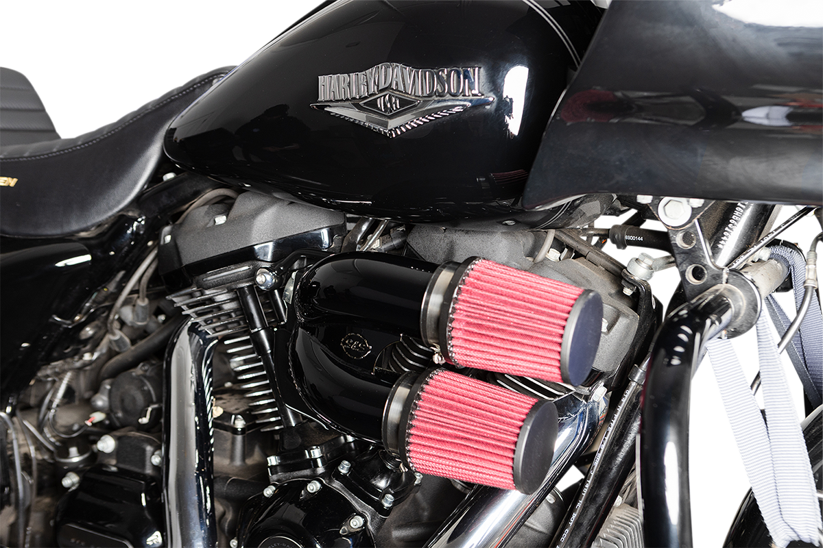 S&S CYCLE Tuned Induction Air Cleaner Kit - Gloss Black 170-0567A