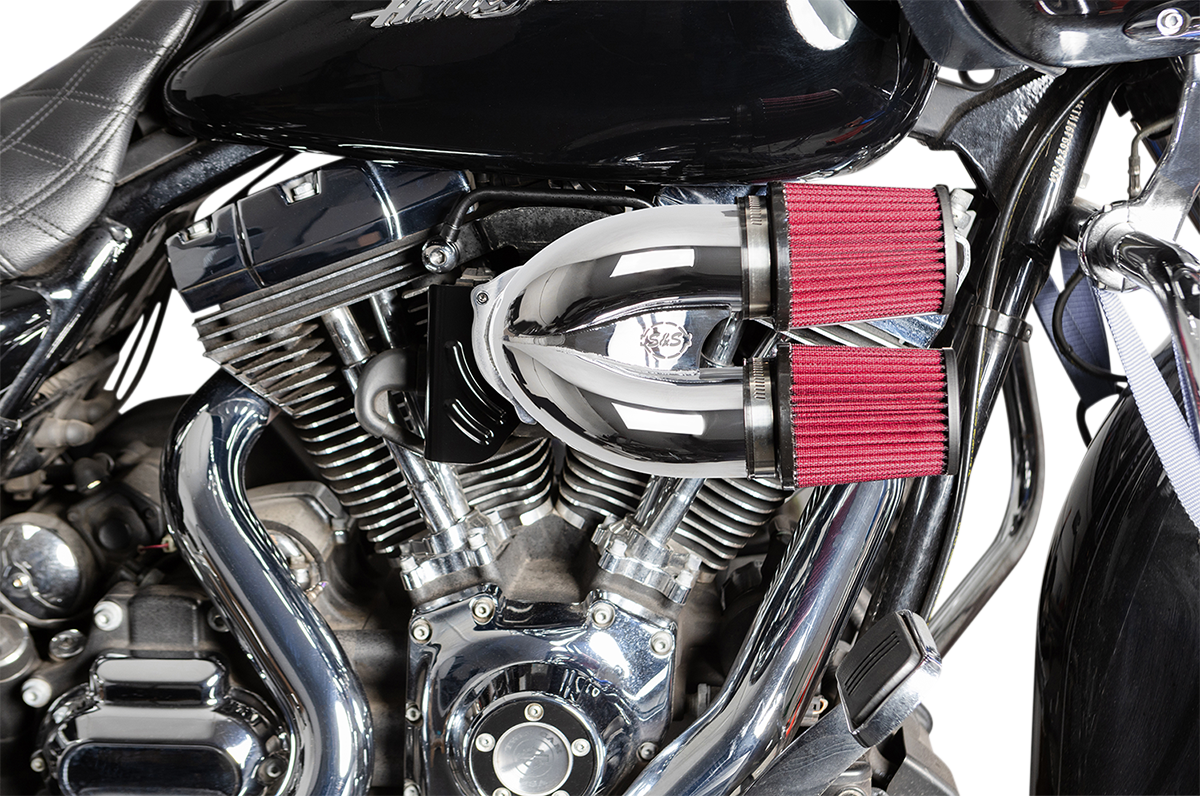 S&S CYCLE Tuned Induction Air Cleaner Kit - Chrome 170-0636A