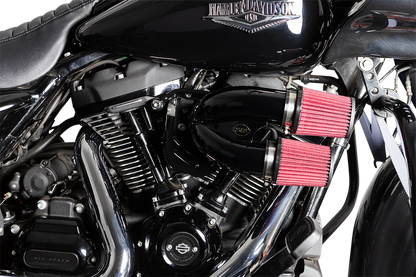 S&S CYCLE Tuned Induction Air Cleaner Kit - Gloss Black 170-0567A