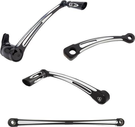 ARLEN NESS Deep Cut Foot Control Kit w/ Toe Shifter - Black 420-108