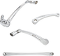 ARLEN NESS Deep Cut Foot Control Kit w/ Toe Shifter - Chrome 420-109