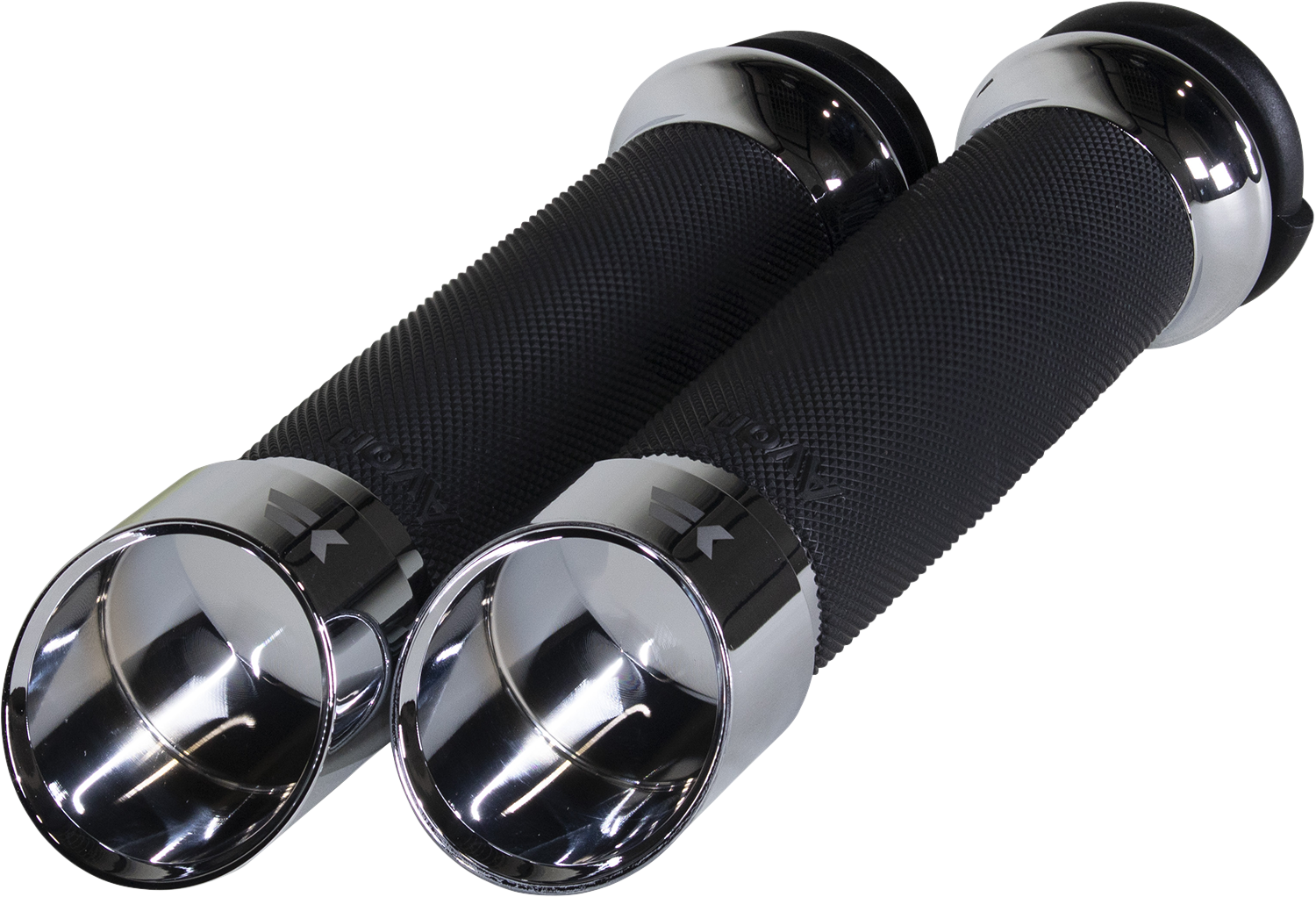 KHROME WERKS Edge Grips - Custom Contour - TBW - Chrome 500160