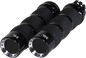 KHROME WERKS Turbine Grips - Air Cushion - Cable - Black 500230