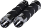 KHROME WERKS Edge Grips - Air Cushion - Cable - Chrome 500270