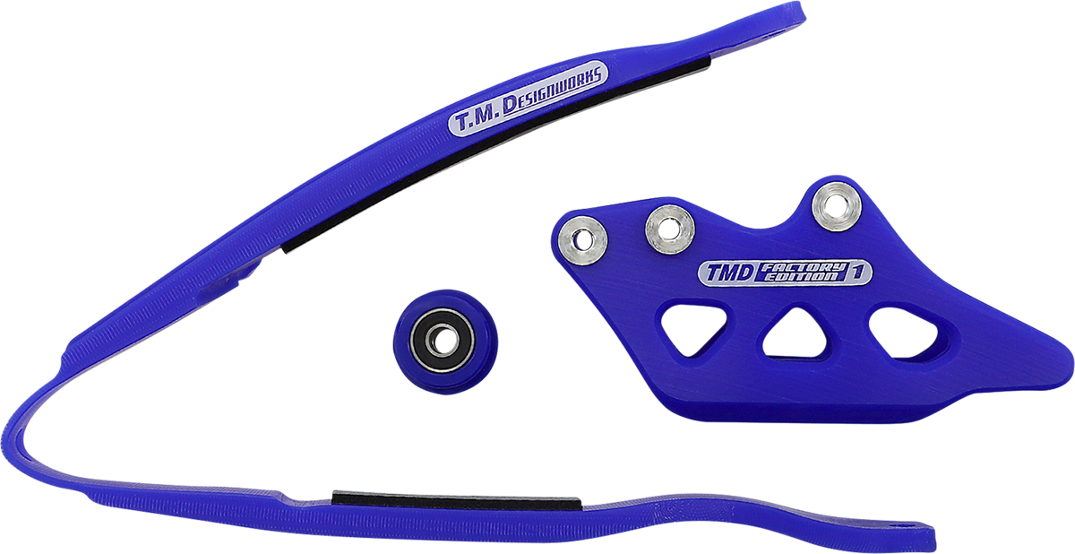 T.M. DESIGNWORKS Chain Guide/Slider - Blue - Yamaha YCP-K18-BU