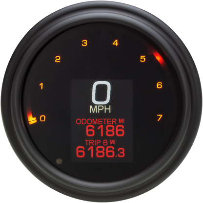 DAKOTA DIGITAL Tank Speedometer - Black Bezel - 4.5" MLX-2011-K