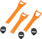 THOR Blitz XP MX Boot Straps - Youth - Orange - Size 1-7 3430-0878