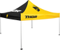 THOR Collapsible Canopy Top - 10' x 10' - Black/Yellow 4030-0027