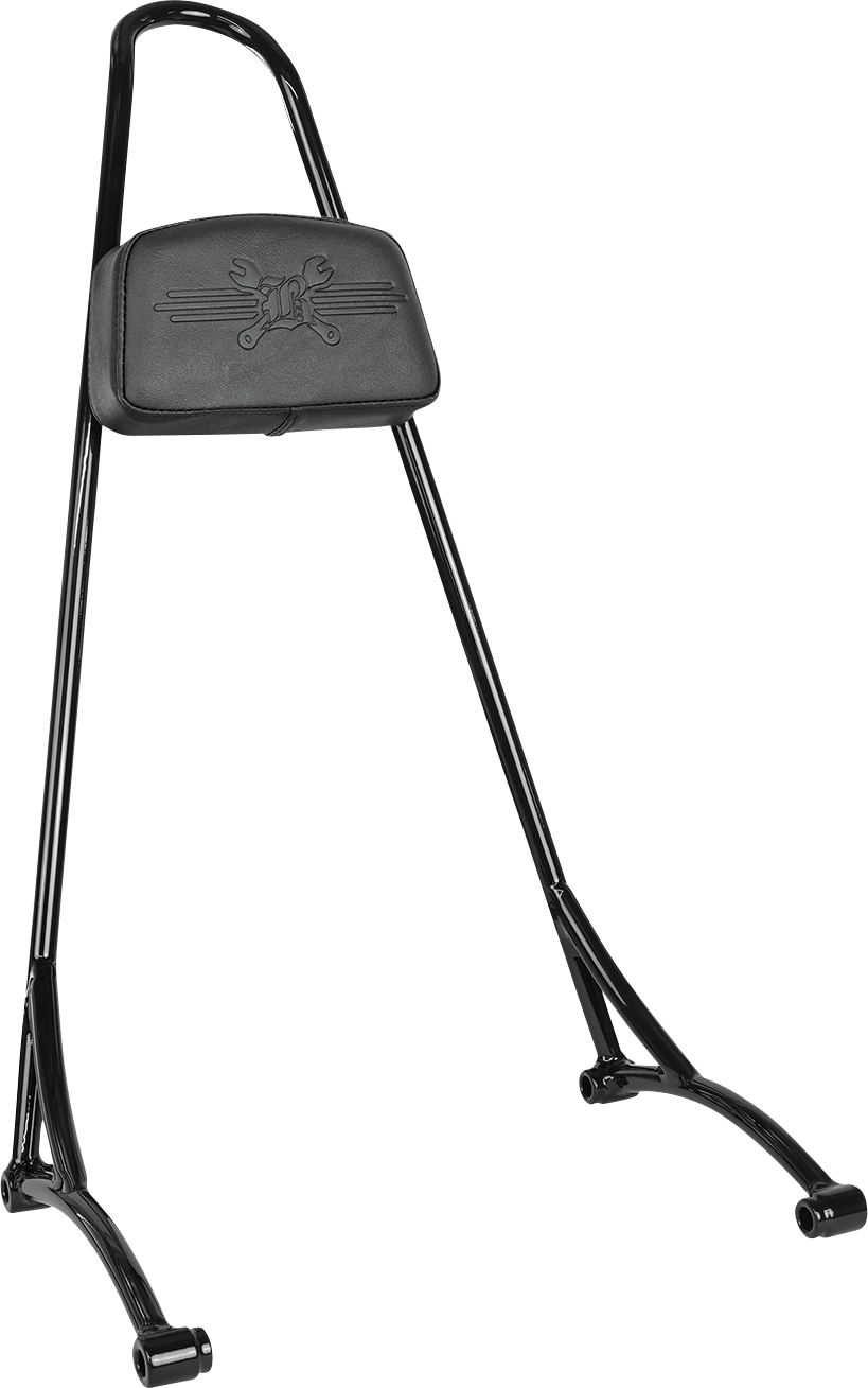 BURLY BRAND 20" Tall Sissy Bar - Black - Honda - CMX B13-1506B