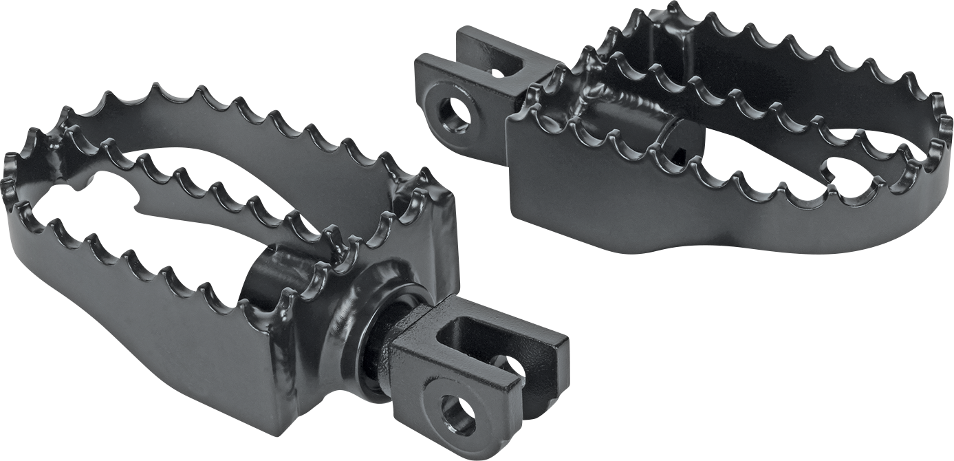 BURLY BRAND MX Foot Pegs - Driver - Black B13-1200B