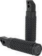 BURLY BRAND Slash Cut - Passenger Foot Pegs - Black B13-1205B