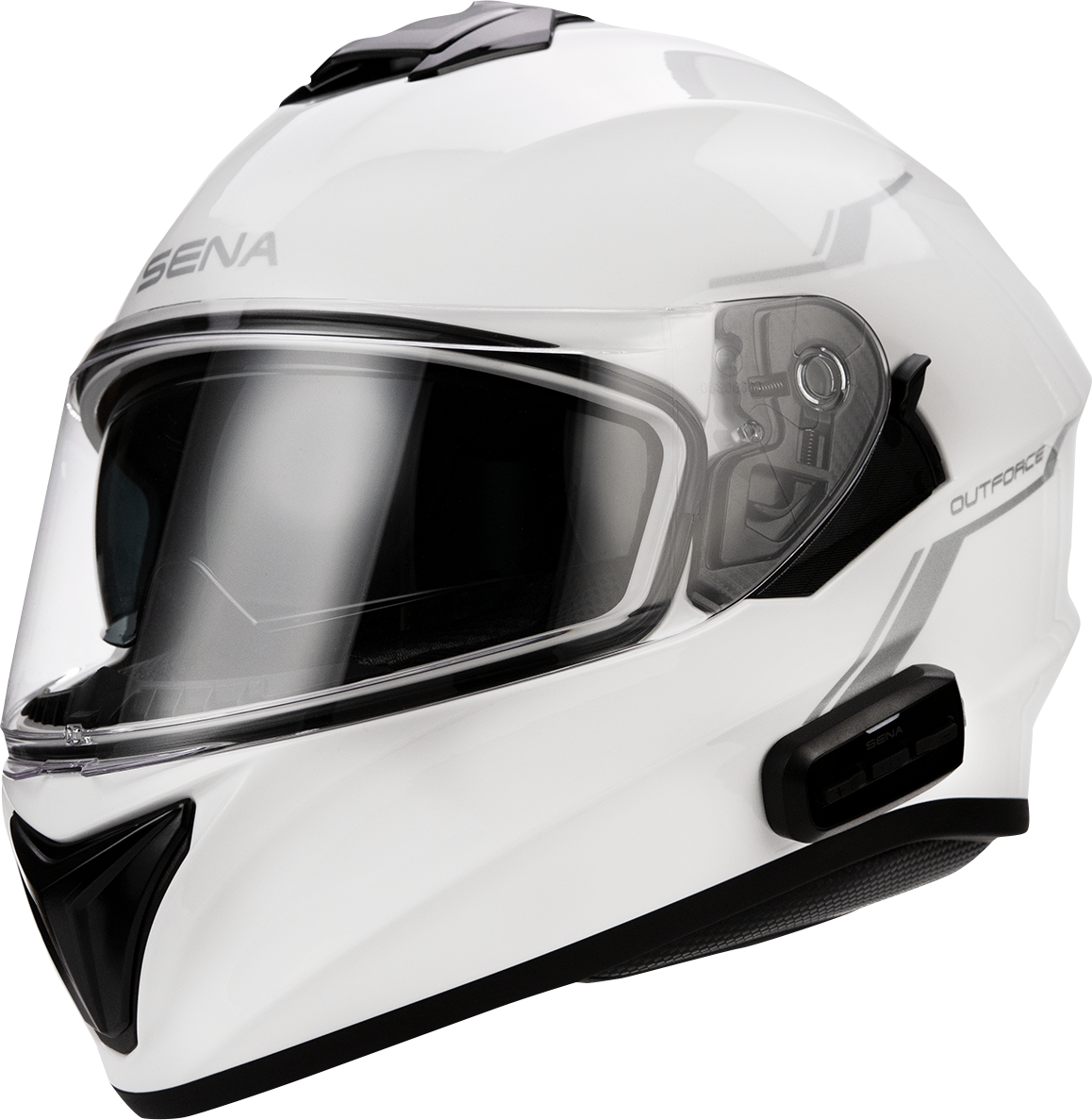 SENA OutForce Helmet - Glossy White - Small OUTFORCE-GW00S