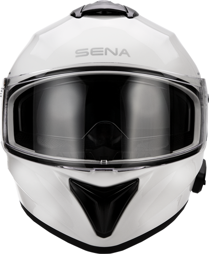 SENA OutForce Helmet - Glossy White - Large OUTFORCE-GW00L