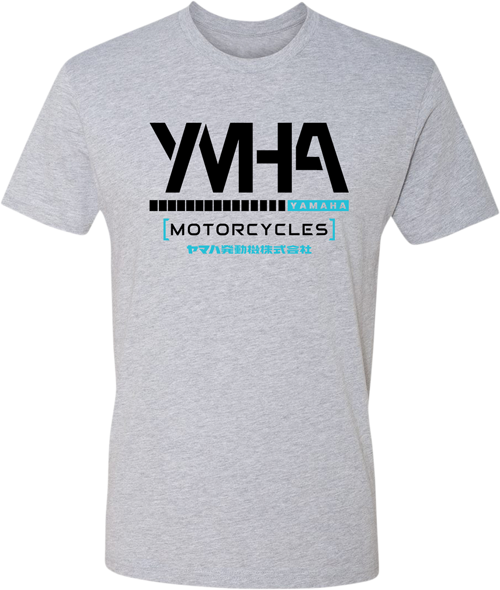 Yamaha Rev T-Shirt Heather Gray Large by Yamaha Apparel - Comfortable Cotton-Poly Blend