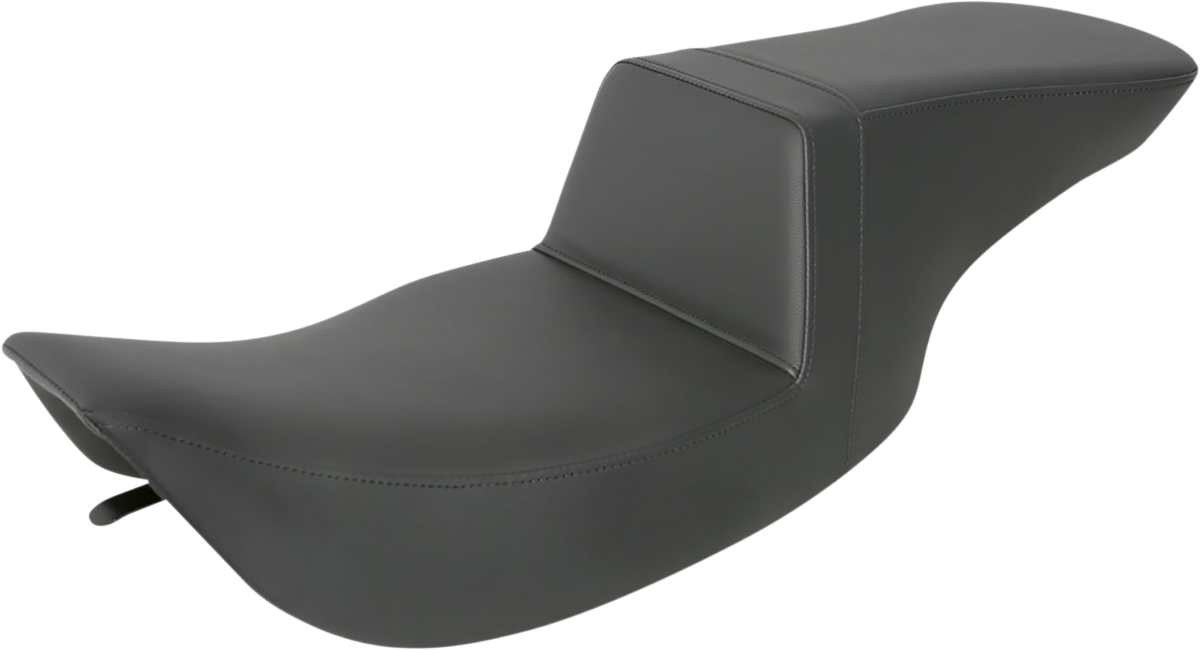 SADDLEMEN Tour Step-Up Seat - Smooth - Black - FL '97-'07 897-06-194