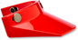 BILTWELL Moto 3-Snap Visor - Red 2002-563