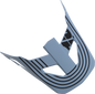 100% Status Visor - Caltec/Gray 89033-00002