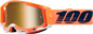 100% Racecraft 2 Goggle - Coral - True Gold Mirror Lens 50010-00018