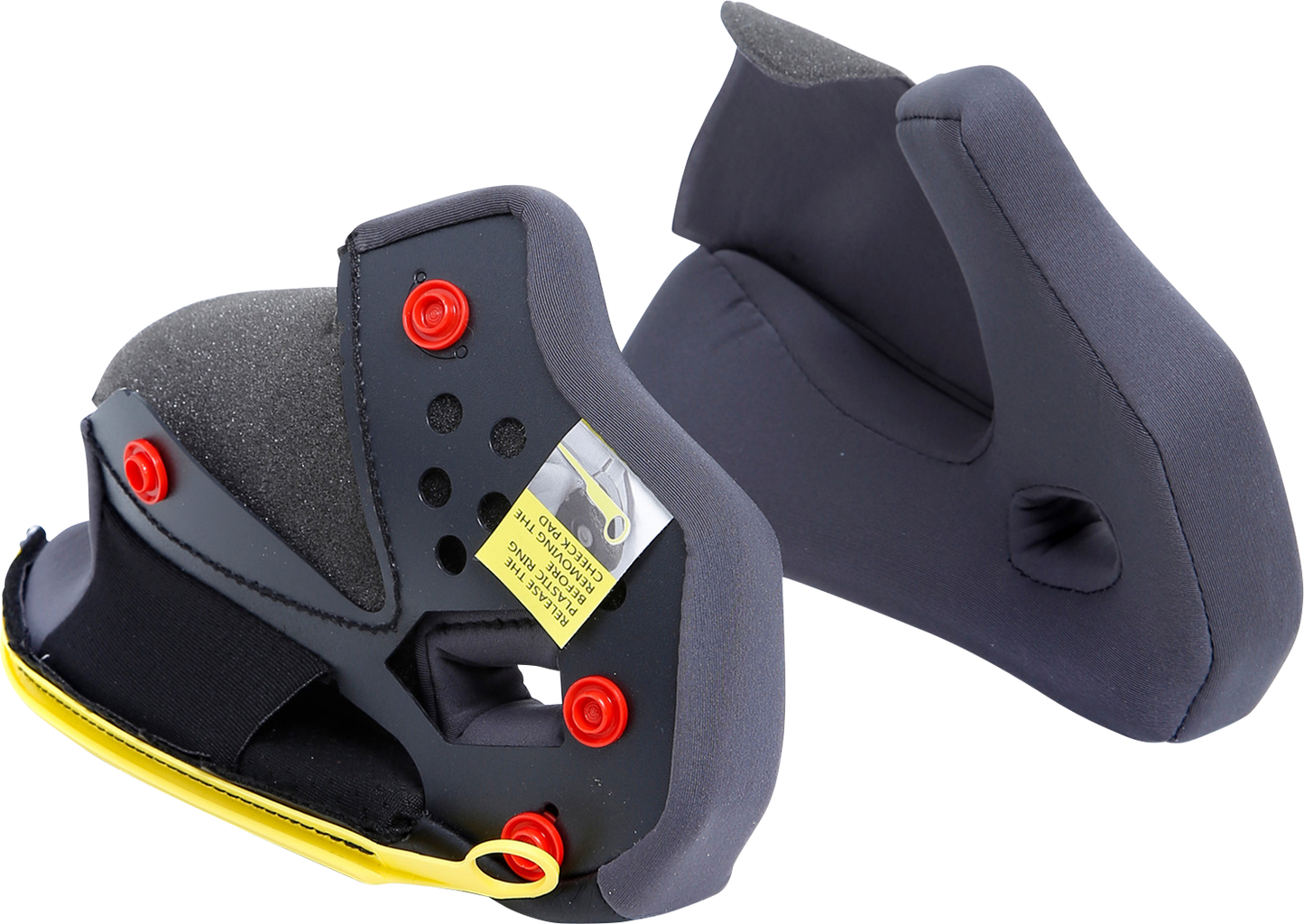 AGV Tourmodular Cheek Pads - Gray/Black - Small 20KIT93030629