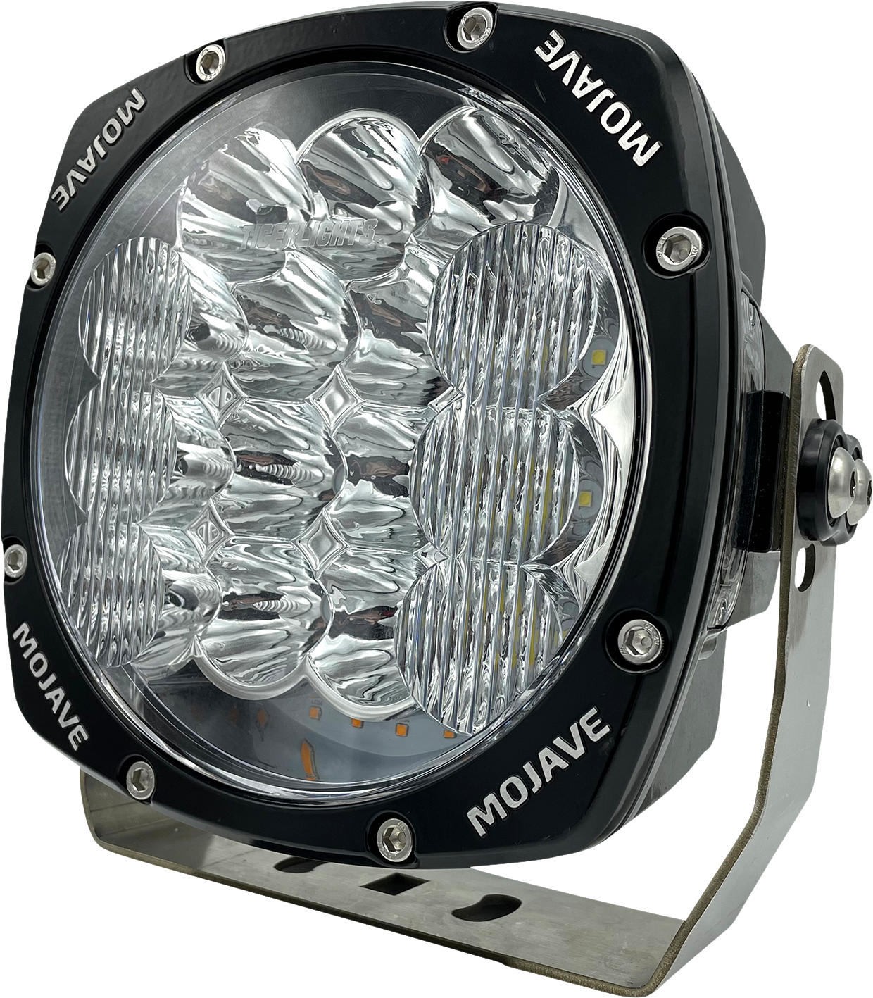 ALL BALLS TLM8 8-Inch LED Racing Light with Waterproof Housing and Stainless Steel Mount