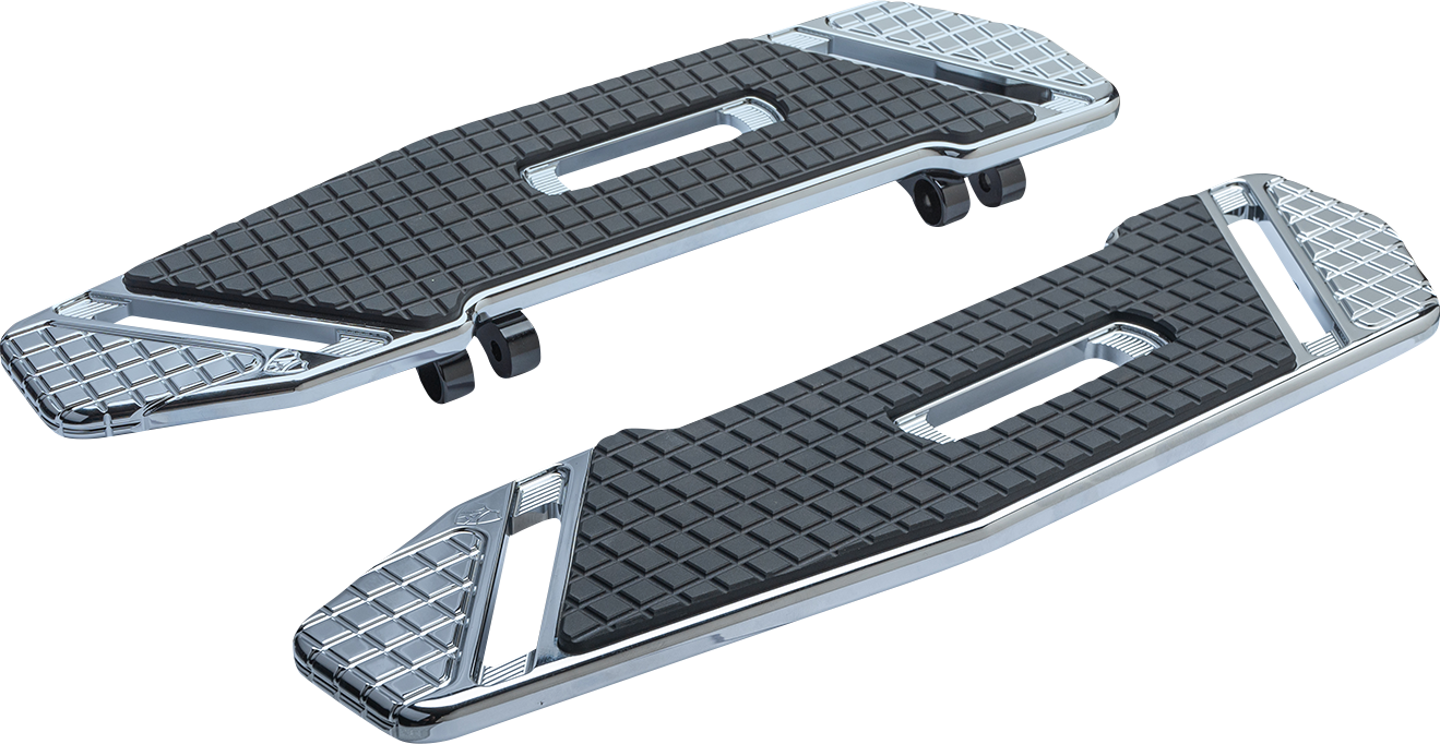 ARLEN NESS SpeedLiner Floorboards - Driver - Chrome 410-025