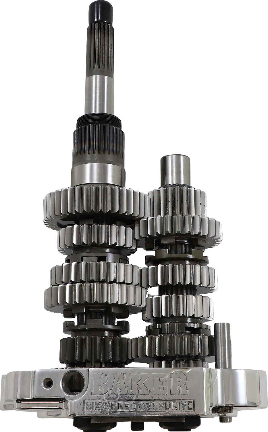 BAKER DRIVETRAIN Overdrive 6-Speed Gear Set for Harley-Davidson Touring Models (2002-2006) - Polished Finish