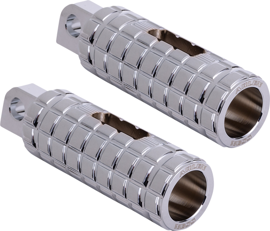 ARLEN NESS Foot Pegs - Male - Chrome 400-035