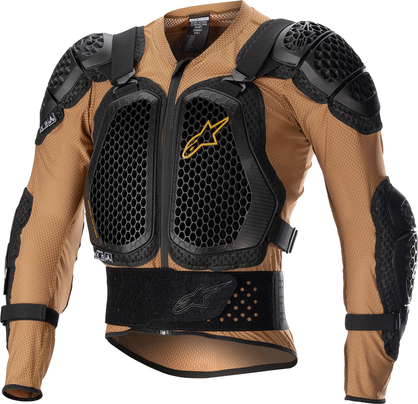 ALPINESTARS Bionic Action v2 Protection Jacket - Camel/Black - Small 6506823-814-S