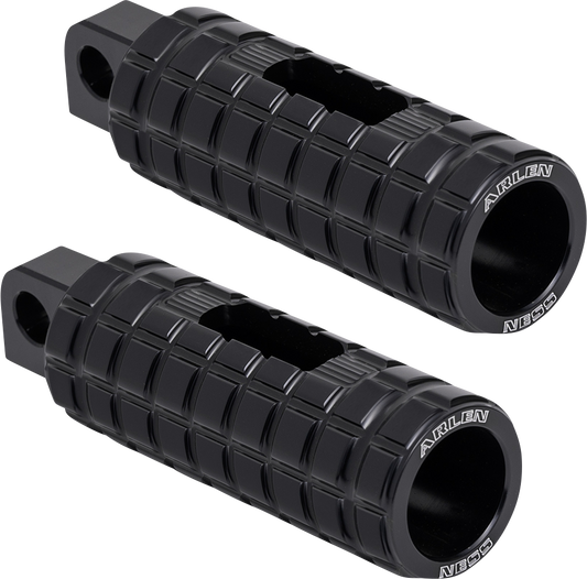 ARLEN NESS Foot Pegs - Passenger - Black 400-038