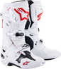ALPINESTARS Tech 10 Supervented Boots - White/Red - US 12 / EU 47 2010520-2230-12