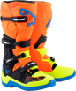 ALPINESTARS Tech 5 Boots - Orange Fluorescent/Blue/Yellow Fluorescent - US 12 / EU 47 2015015-4755-12
