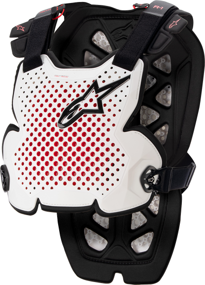 ALPINESTARS A-1 Pro Chest Guard - White/Black/Red - XL/2XL 6700123213XL2X