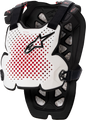 ALPINESTARS A-1 Pro Chest Guard - White/Black/Red - XL/2XL 6700123213XL2X