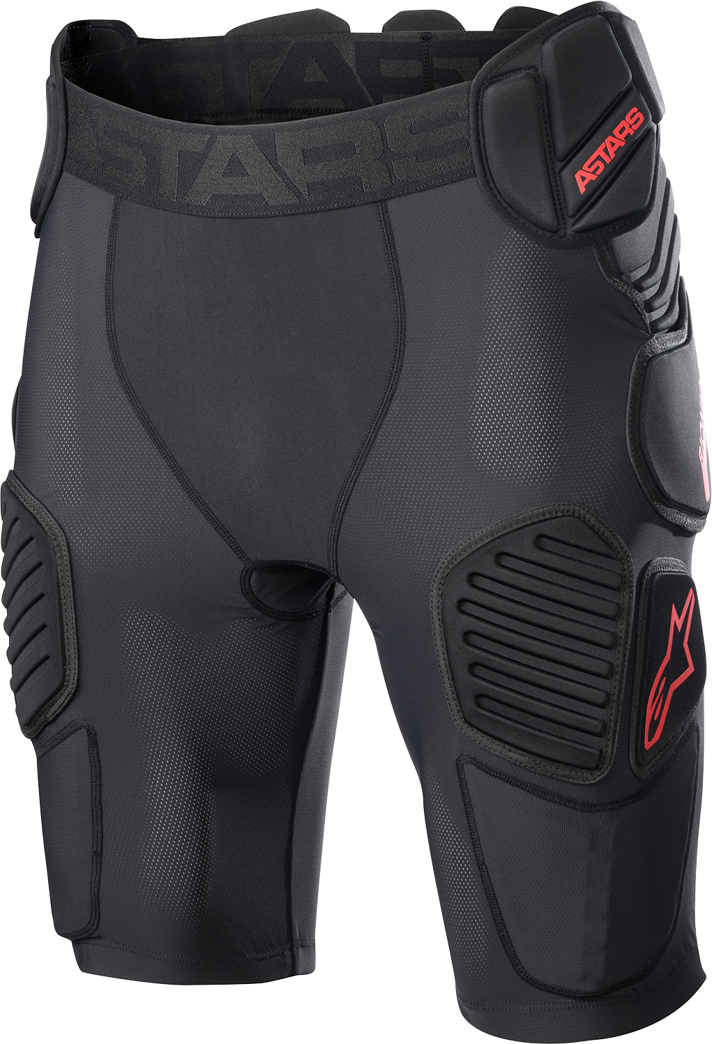 ALPINESTARS Bionic Pro Protection Shorts - Black/Red - Medium 6507523-13-M