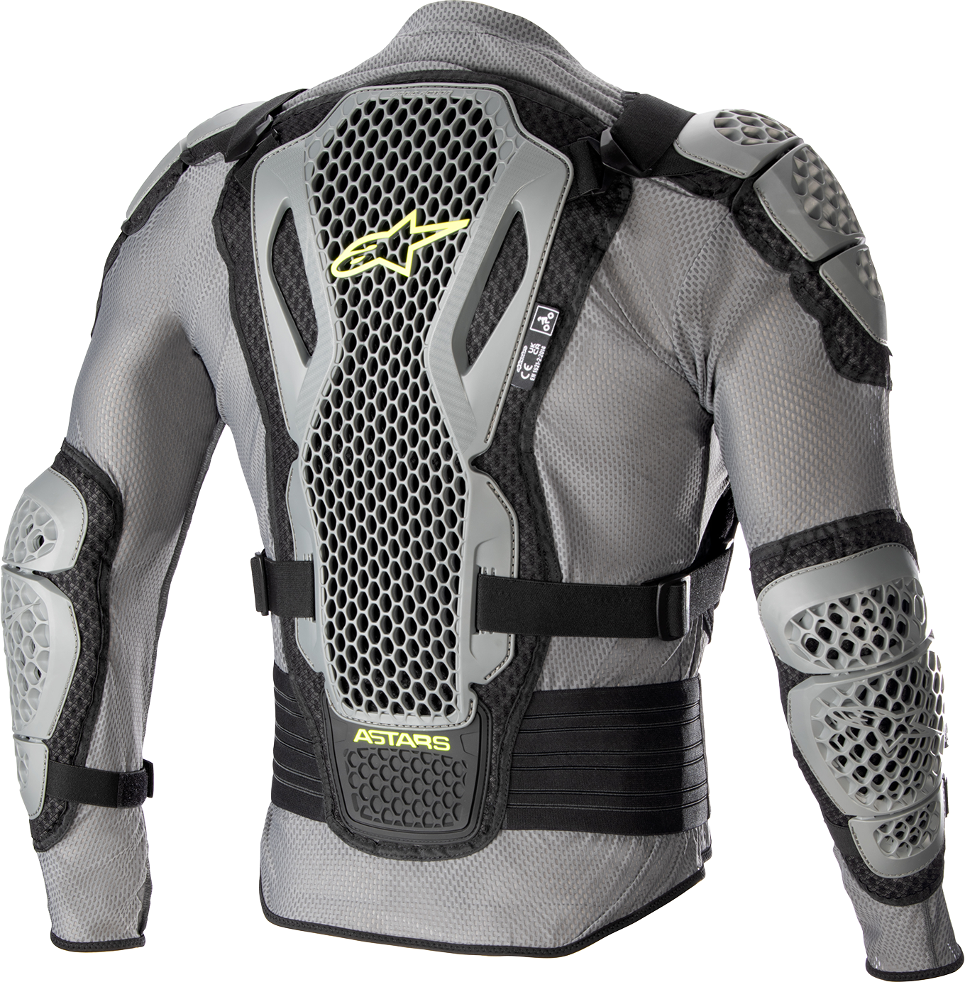 ALPINESTARS Bionic Action v2 Protection Jacket - Gray/Black/Yellow - Large 6506823-915-L