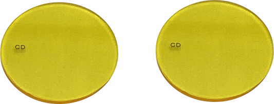 CUSTOM DYNAMICS Fog Light Lens - Yellow PB-FOG-LENS-Y