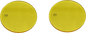 CUSTOM DYNAMICS Fog Light Lens - Yellow PB-FOG-LENS-Y